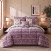 7-Pcs Winter Quilt/Razai Set SH-24 (Heavy polyester Filling)