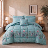 7-Pcs Winter Quilt/Razai Set SH-30 (Heavy polyester Filling)