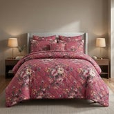 PINK M.Z COTTON COMFORTER SET-7PCS