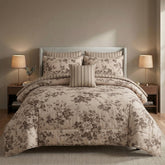 SIGNATURE CERAMEL COTTON COMFORTER SET-7PCS