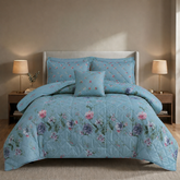 SIGNATURE SKY LEAF COTTON COMFORTER SET-7PCS