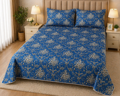 PRINTED PURE COTTON BEDSHEET ASH-4075