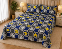 PRINTED PURE COTTON BEDSHEET ASH-4063