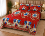 PRINTED PURE COTTON BEDSHEET ASH-4074