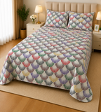 PRINTED PURE COTTON BEDSHEET ASH-4069