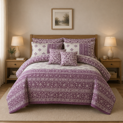 SIGNATURE D.B LINE COTTON COMFORTER SET-7PCS