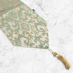Royal Green Filigree Table Set