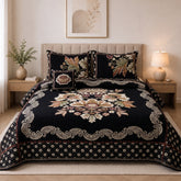Plush Velvet 4-Piece Bedsheet Set-DZ003