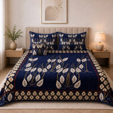 Plush Velvet 4-Piece Bedsheet Set-DZ008
