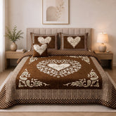 Plush Velvet 4-Piece Bedsheet Set-DZ0015
