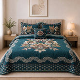 Plush Velvet 4-Piece Bedsheet Set-DZ0021
