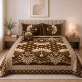 Plush Velvet 4-Piece Bedsheet Set-DZ0023