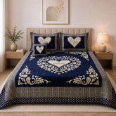 Plush Velvet 4-Piece Bedsheet Set-DZ0040