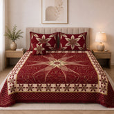 Plush Velvet 4-Piece Bedsheet Set-DZ0042