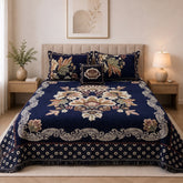 Plush Velvet 4-Piece Bedsheet Set-DZ0043