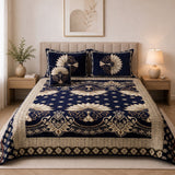 Plush Velvet 4-Piece Bedsheet Set-DZ0044