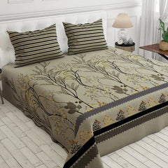 PRINTED PURE COTTON BEDSHEET ASH-40113