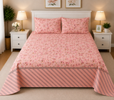 PRINTED PURE COTTON BEDSHEET ASH-40110