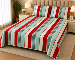 PRINTED PURE COTTON BEDSHEET ASH-5106