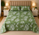 PRINTED PURE COTTON BEDSHEET ASH-40117