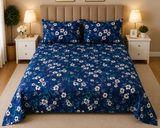 PRINTED PURE COTTON BEDSHEET ASH-40108