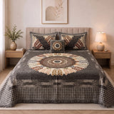 Plush Velvet 4-Piece Bedsheet Set-DZ0059