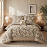 7-PCS Winter Quilt/Razai Set SH-49 (Heavy polyester Filling)