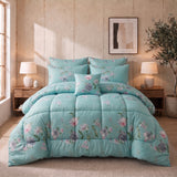7-Pcs Winter Quilt/Razai Set SH-20 (Heavy polyester Filling)