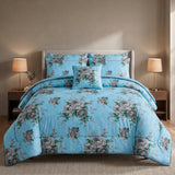 SIGNATURE LINE COTTON COMFORTER SET-7PCS
