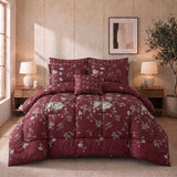 7-Pcs Winter Quilt/Razai Set SH-21 (Heavy polyester Filling)