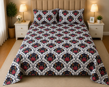 PRINTED PURE COTTON BEDSHEET ASH-40120