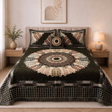 Plush Velvet 4-Piece Bedsheet Set-DZ0064