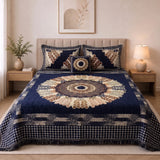 Plush Velvet 4-Piece Bedsheet Set-DZ0065
