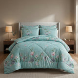 SIGNATURE S.G WHITE COTTON COMFORTER SET-7PCS