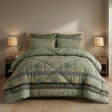 SIGNATURE CEMNT COTTON COMFORTER SET-7PCS