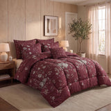 7-Pcs Winter Quilt/Razai Set SH-21 (Heavy polyester Filling)