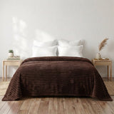 Luxurious Embossed Blanket | Coral AC Fleece