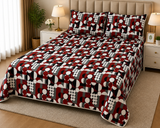 PRINTED PURE COTTON BEDSHEET ASH-4198