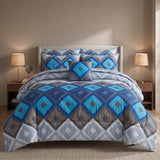 SIGNATURE BLK BX COTTON COMFORTER SET-7PCS