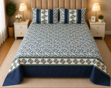 PRINTED PURE COTTON BEDSHEET ASH-40124