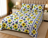PRINTED PURE COTTON BEDSHEET ASH-5105
