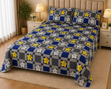 PRINTED PURE COTTON BEDSHEET ASH-4063