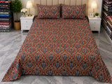 CLASSIC  PRINTED PURE COTTON BEDSHEET ASH-4007