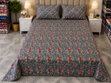 PRINTED PURE COTTON BEDSHEET ASH-4083