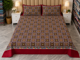 PRINTED PURE COTTON BEDSHEET ASH-5106