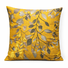 YELLOW TENNI CUSHION COVERS-PACK OF 2