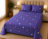 PRINTED PURE COTTON BEDSHEET ASH-4086