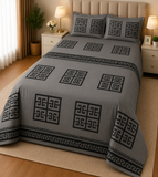 PRINTED PURE COTTON BEDSHEET ASH-40121