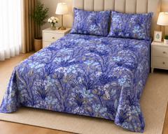 PRINTED PURE COTTON BEDSHEET ASH-40116