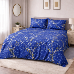 PRINTED PURE COTTON BEDSHEET ASH-5107
